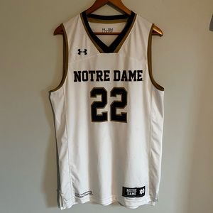 Notre Dame Men’s Basketball jersey size Small (runs big) Under Armour